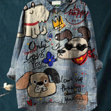 Lily - Adorable Dog Art T-Shirt