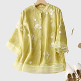 Nellie | Chic Floral Embroidered Blouse