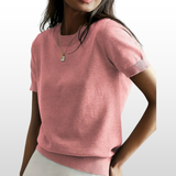 Leny - Short Sleeve Round Neck Fit Tee