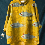 Daisy - Vintage Fish Artwork T-Shirt