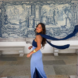 Airlie - Azure Elegance Dress
