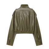 KREAY™ – Timeless Leather Motorcycle Jacket