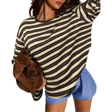 Laiza - Contemporary Striped Long Sleeve Shirt