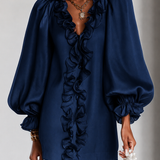 Ottilie | Mini Dress with Ruffled Puff Sleeves