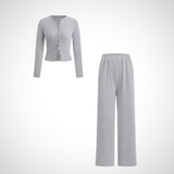 COLYT - Cozy Long Sleeve Button-Up Shirt