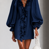Ottilie | Mini Dress with Ruffled Puff Sleeves