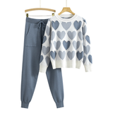 MARIANNET - Soft Knit Sweater with Cozy Heart Design
