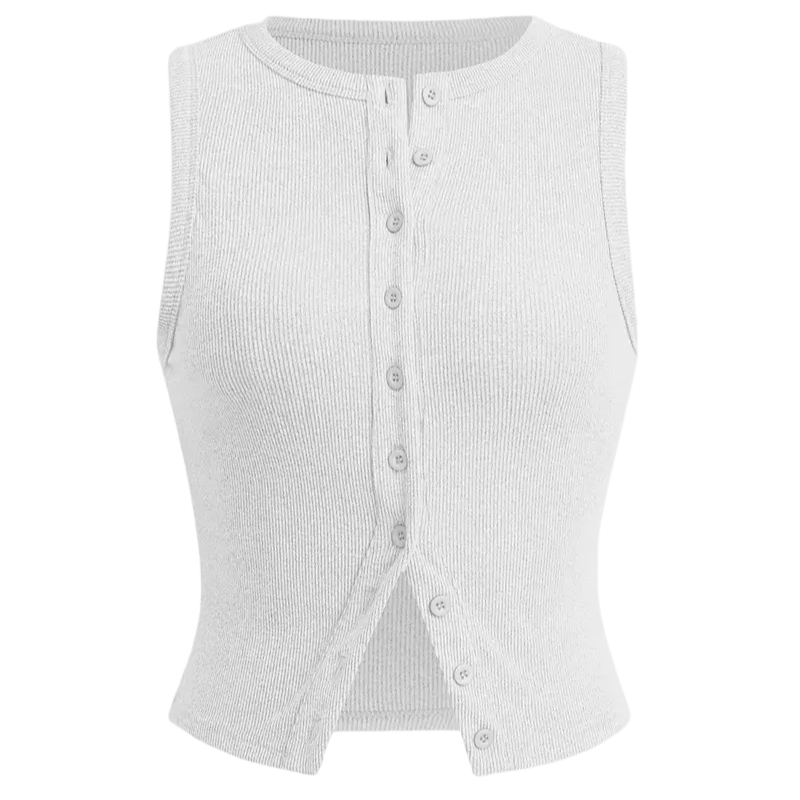 Kylie - Timeless Ribbed Casual Crop Tee