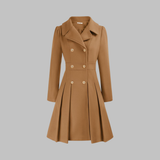 DAMI™ - Elegant Double Button Long Sleeve Coat