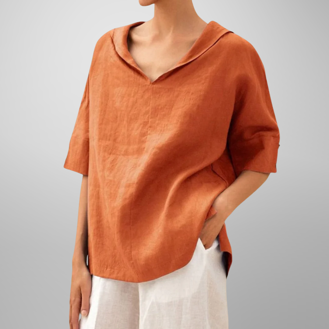 Lucy - Relaxed Fit Cotton Blouse