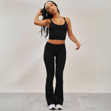 ARIANAT - Cami Top with Flared Leg Pants