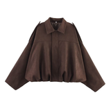 MORTIZIA™ – Chic Cropped Modern Aviator Jacket