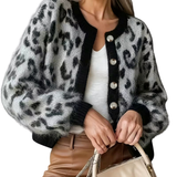 MARIZA™ – Elegant Leopard Print Cardigan