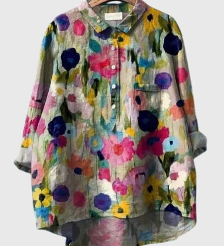 Valeria | Blossom Pattern Blouse