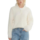 ALICE™ - Cozy Fuzzy Half-Zip Cropped Fleece Pullover