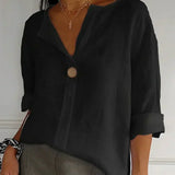 Nayla - Relaxed V-Neck Top