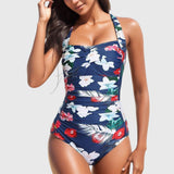 Floral One-Piece Swimsuit - Wanda Beach Collection