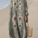 Karina | Light and Airy Long Sleeve Summer Dress