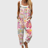 Eleanor – Vibrant Floral Overalls