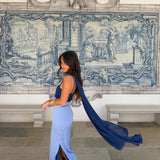 Airlie - Azure Elegance Dress
