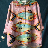 Evie - Retro Fish Graphic T-Shirt
