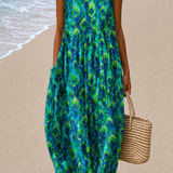 Savannah - Women's Sleeveless Midi Dress with Relaxed Fit