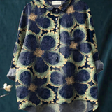 Annie - Retro Floral Blouse