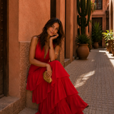 Bronte - Scarlet Wrap Dress