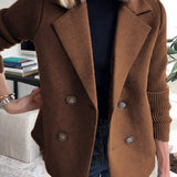 SORELLE™ - Chic Knit-Sleeve Blazer