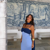 Airlie - Azure Elegance Dress
