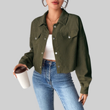 ESTRELLA™ – Timeless Collared Button-Up Jacket
