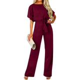 AMANDA™ – Elegant Batwing Sleeve Jumpsuit