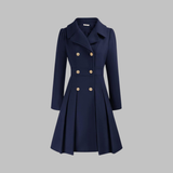 DAMI™ - Elegant Double Button Long Sleeve Coat
