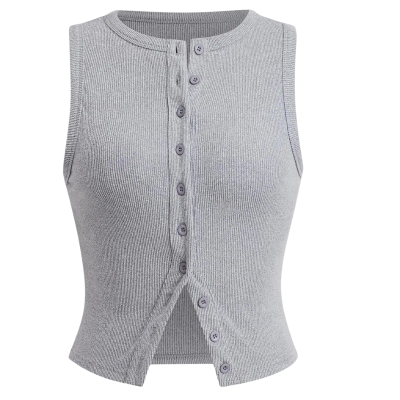 Kylie - Timeless Ribbed Casual Crop Tee