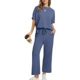JULIE™ – Women's Relaxed Fit Cropped Lounge Set