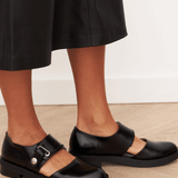 Thora - Mary Jane Shoes Featuring a Bold Buckle Accent