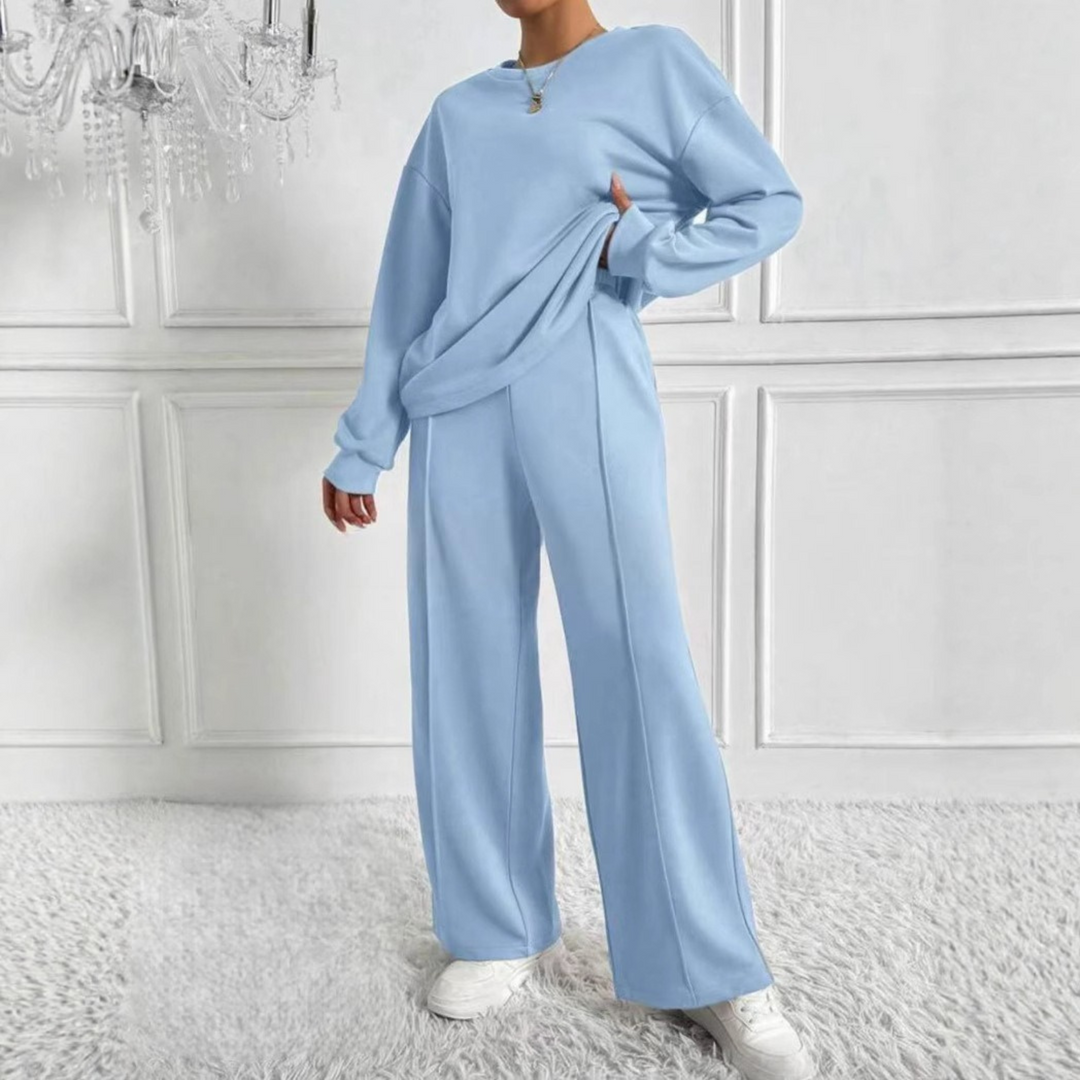 AMBRAT - Long Sleeve Sweatshirt with High Neck
