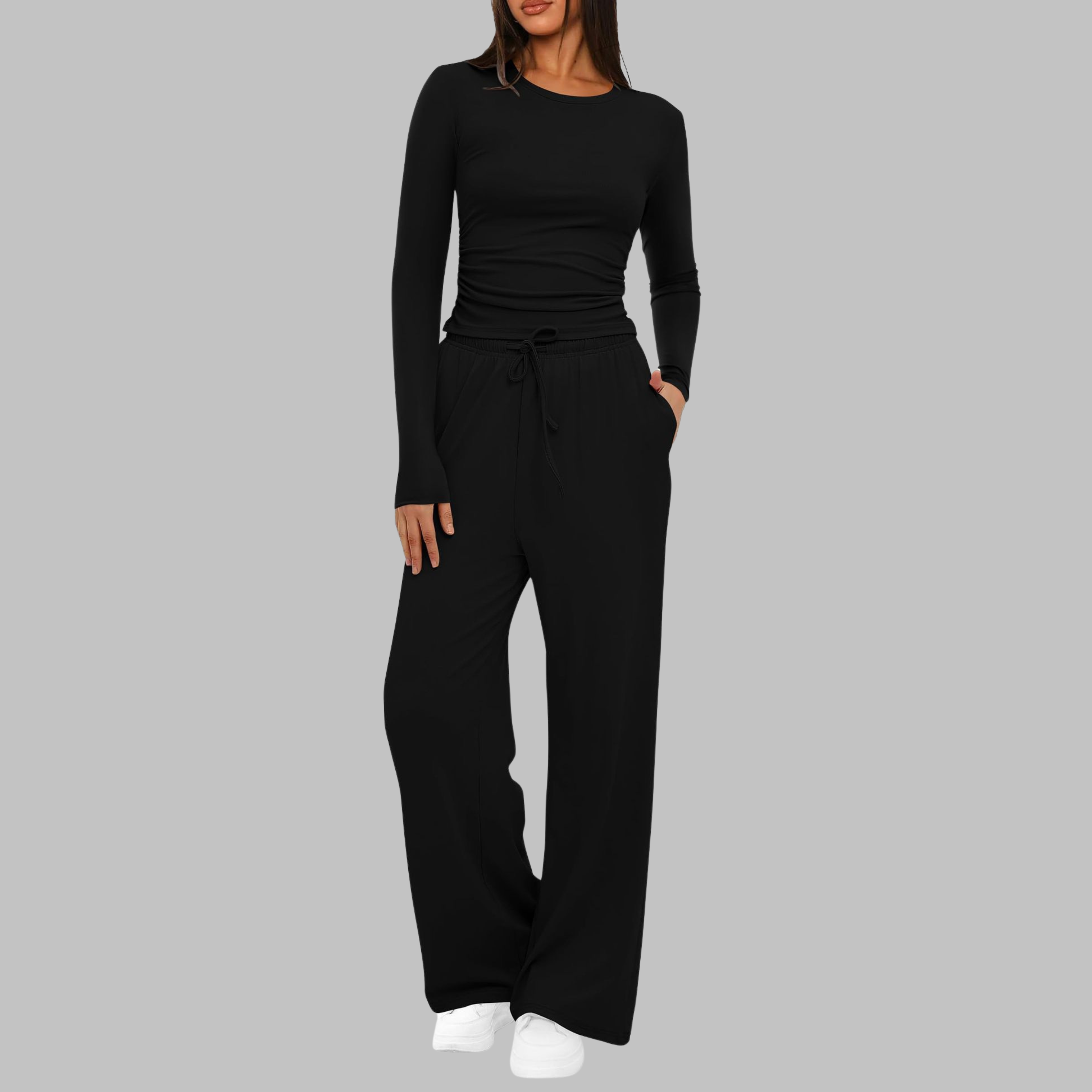 BELLET - Long Sleeve Top with Wide Fit