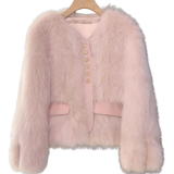 RUTH™ – Chic Faux Fur Patchwork Winter Coat