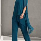 Amelie - Chic Two-Piece Palazzo Ensemble