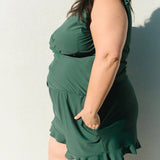 Curl Curl - Ruffled Swimsuit with Built-in Chest Support