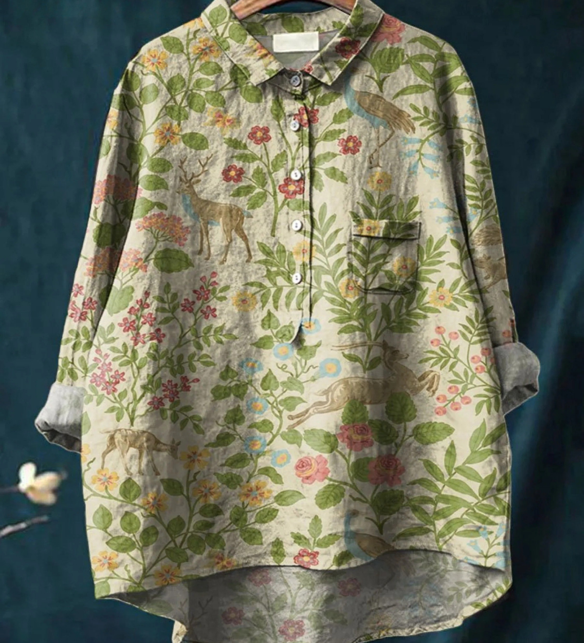 Tilly - Floral & Animal Print T-Shirt
