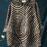 Josie - Circular Pattern Print Top