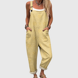 Scarlett – Relaxed Fit Soft Yellow Overalls