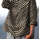 Josie - Circular Pattern Print Top