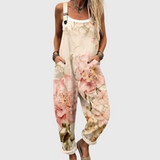 Mia – Cozy Printed Dungarees