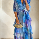 Solana - Tiered Floral Dress