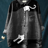 Cora - Artistic Cat Tee