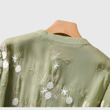 Nellie | Chic Floral Embroidered Blouse