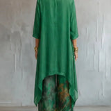 Gemma - Asymmetrical Floral Two-Piece Ensemble